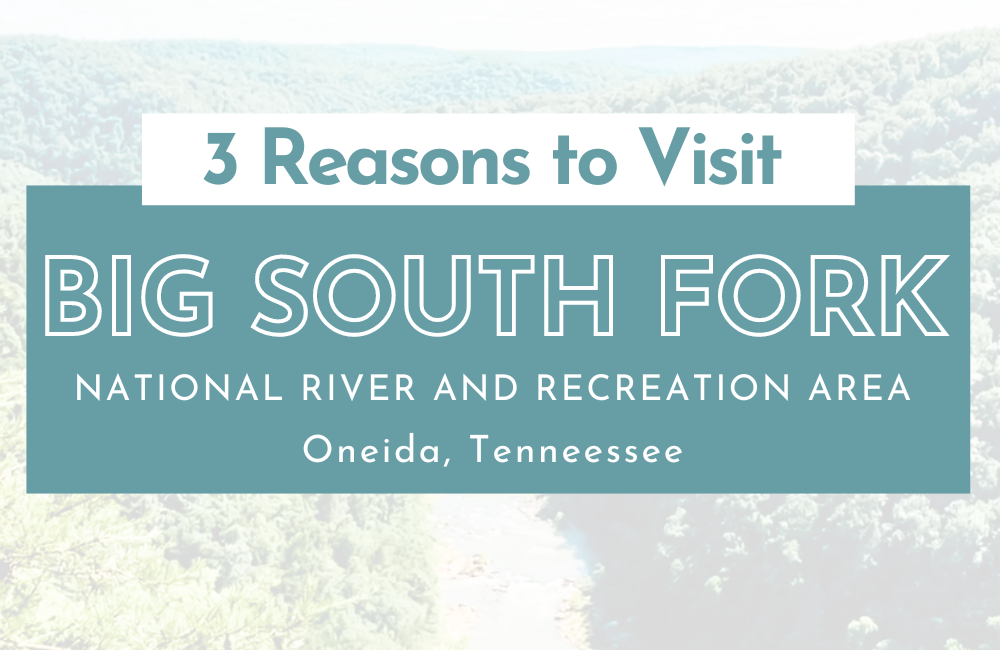 Cover Photo with the Title of the Blog "3 Reasons to Visit Big South Fork"